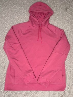 Great condition lululemon Pink Pullover Hoodie - Solid Color Cozy Sweatshirt